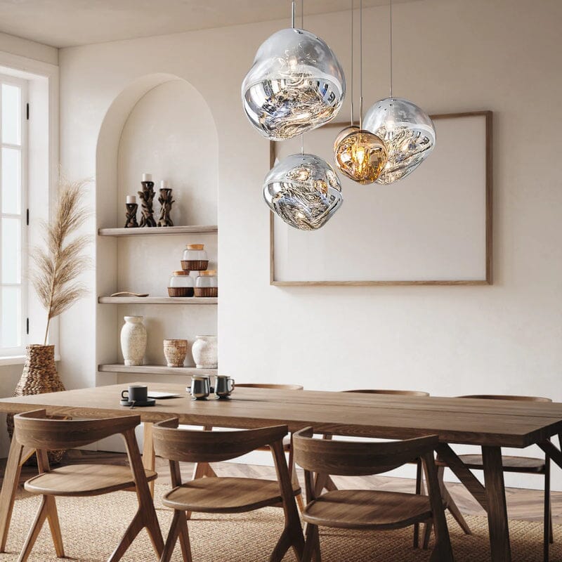 Lava Mirror Ball Pendant Light