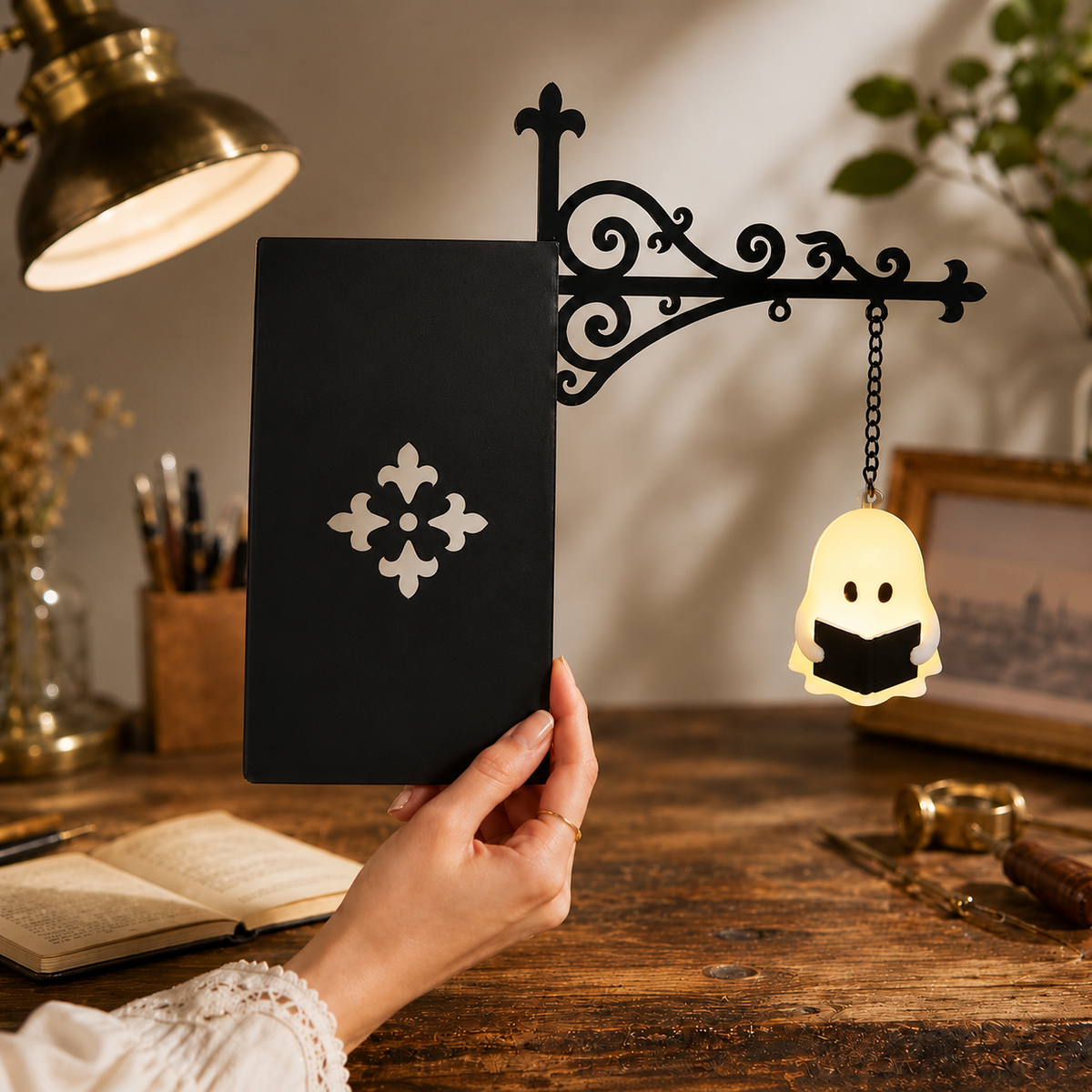 Bookshelf Bracket Lantern Night Light - view 10
