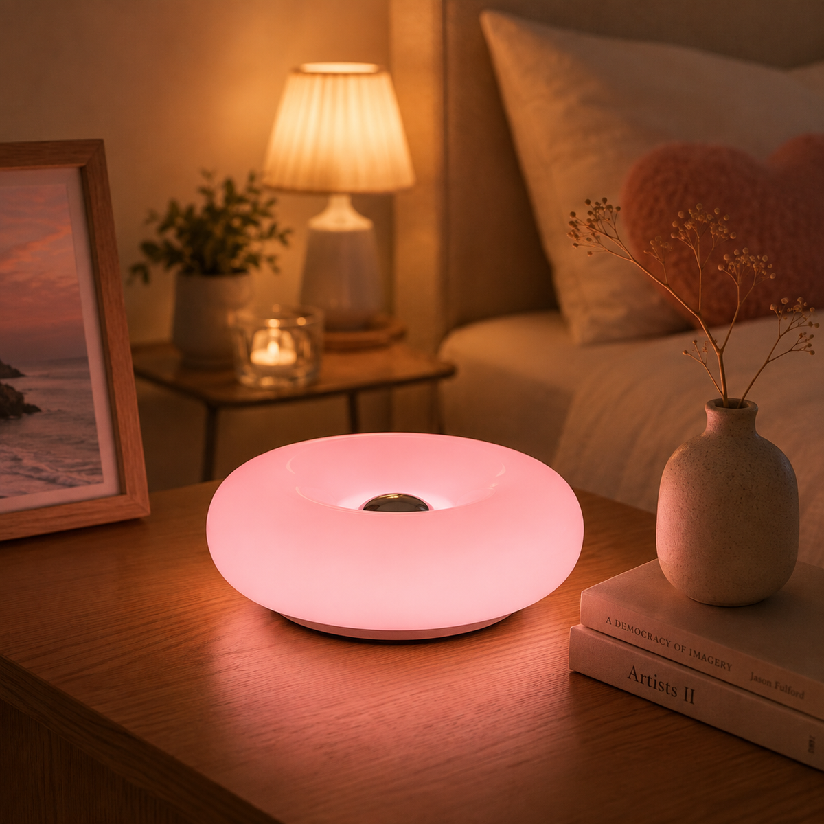 Donut LED Mood Lamp with Remote - view 8