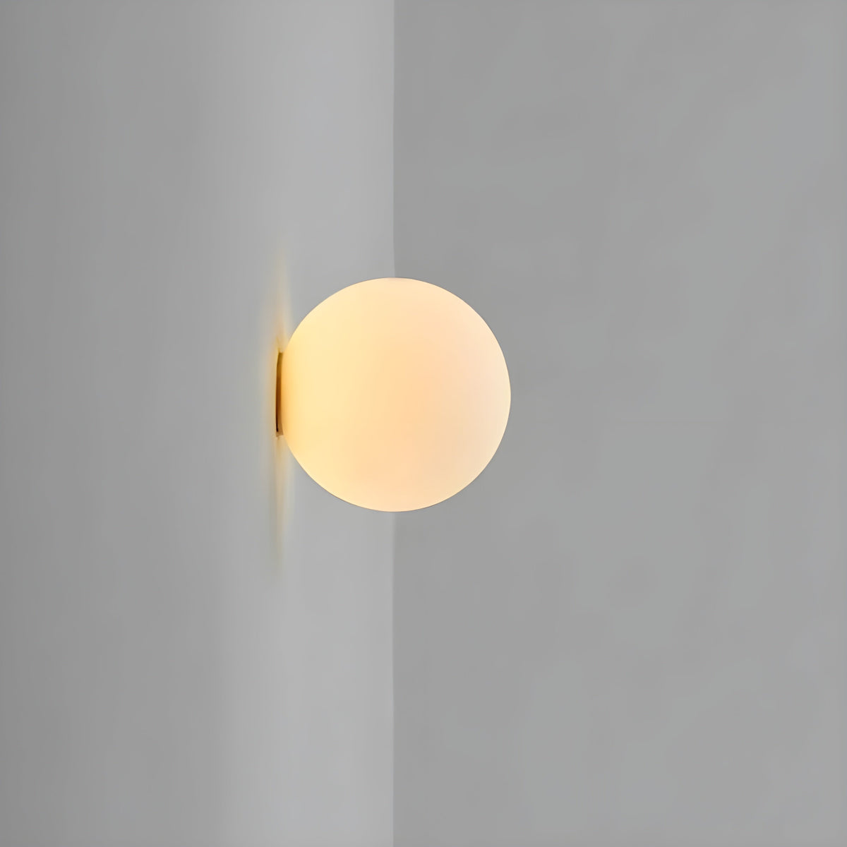 Frosted Glass Globe Wall Light - view 11