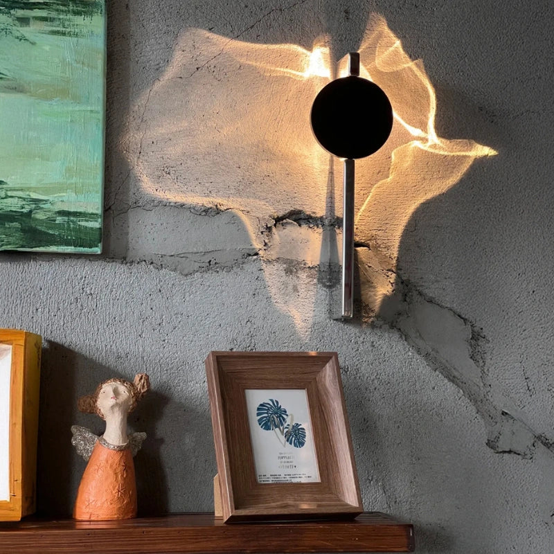 Aluminum Water Ripple Wall Sconce, Rotatable - view 19