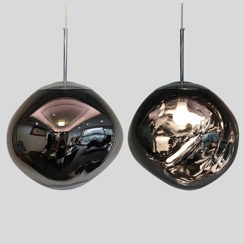 Lava Mirror Ball Pendant Light