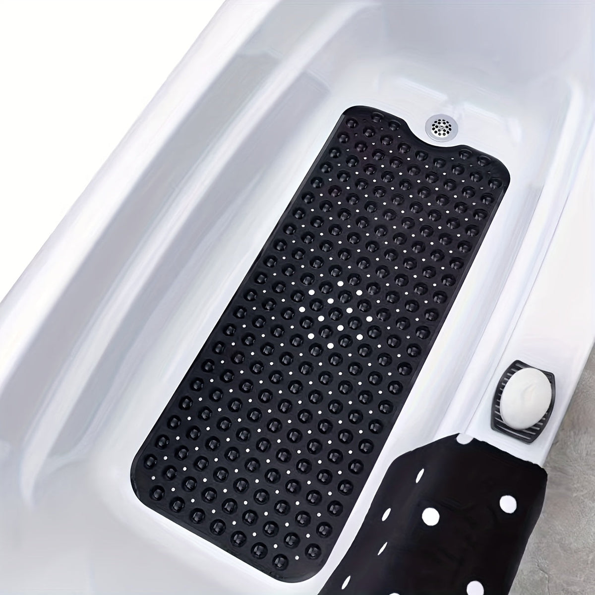 Extra-Long Non-Slip Bath Mat with Suction Cups - view 3