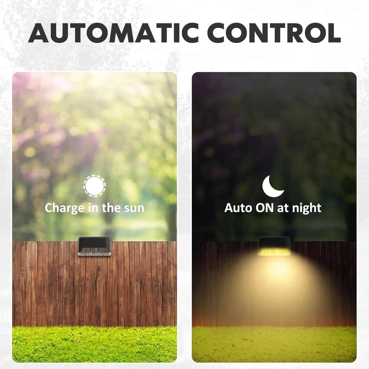 Solar Motion Sensor Outdoor Lights, Set of 4 - view 5