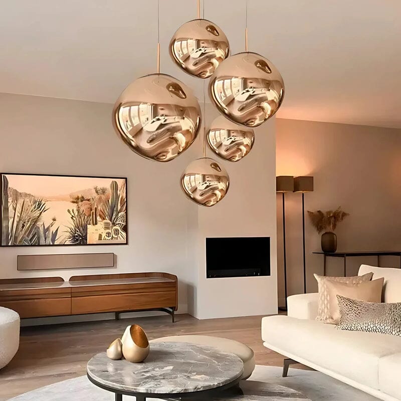 Lava Mirror Ball Pendant Light - view 4