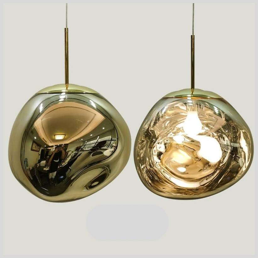 Lava Mirror Ball Pendant Light