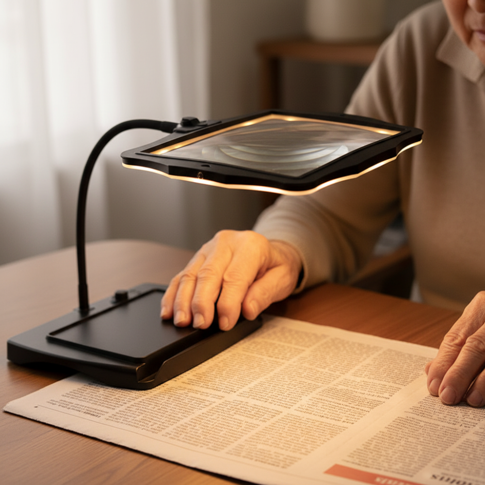 Rechargeable LED Magnifier Lamp, 3x - view 4