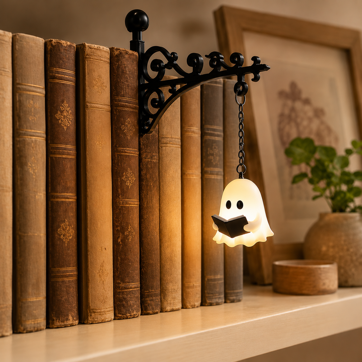 Bookshelf Bracket Lantern Night Light - view 4