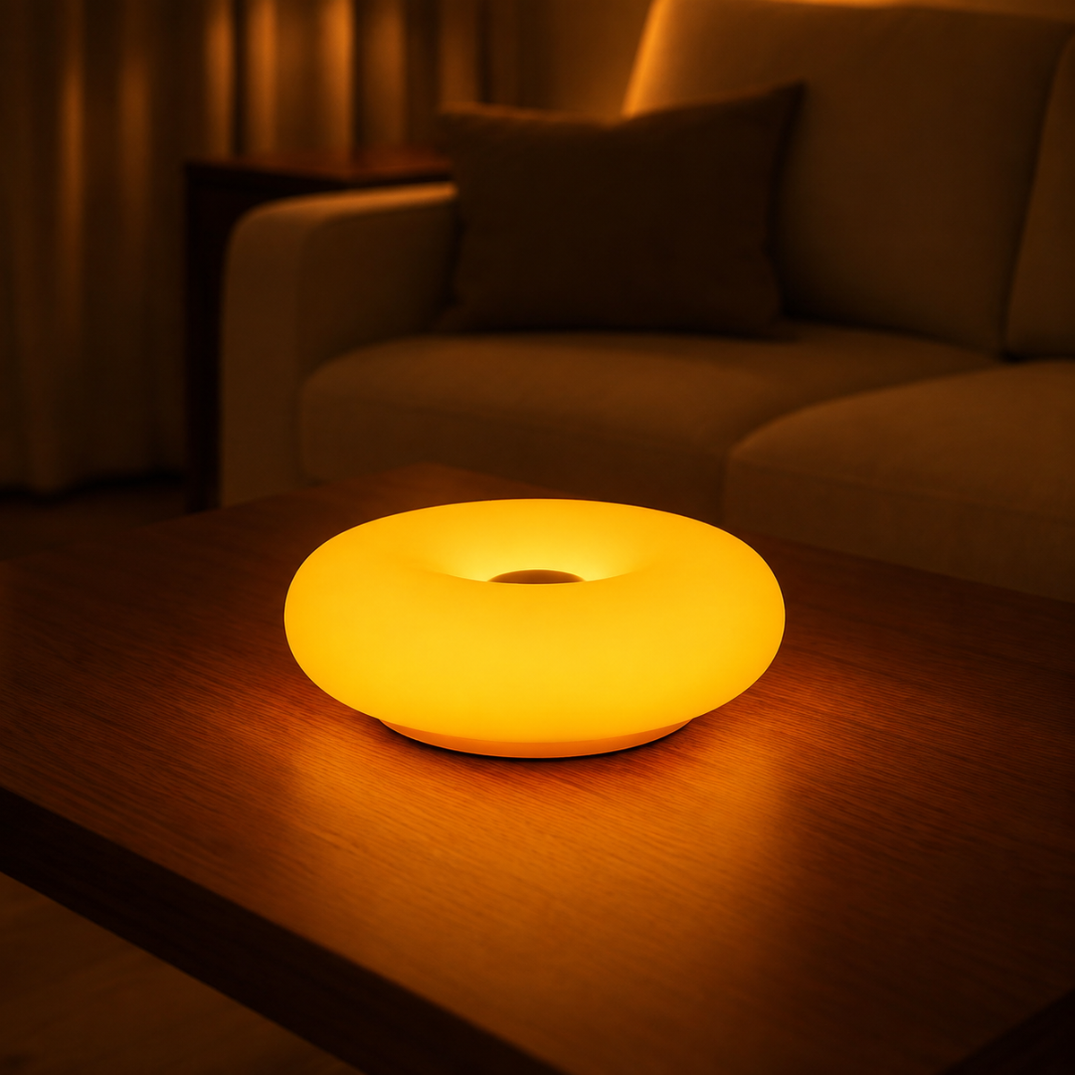 Donut LED Mood Lamp with Remote - view 4
