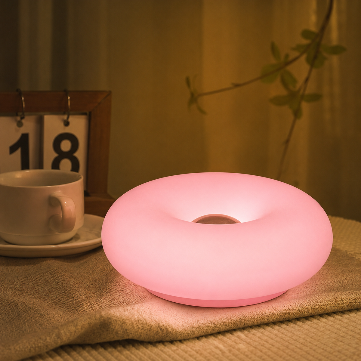 Donut LED Mood Lamp with Remote - view 6