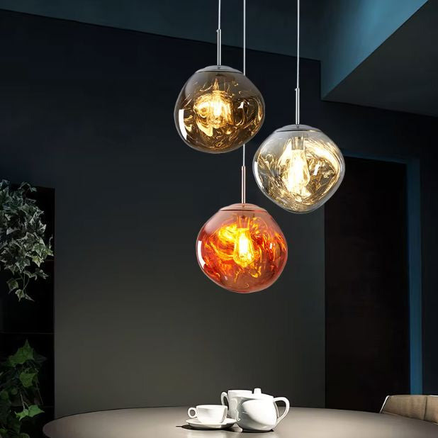 Lava Mirror Ball Pendant Light - view 3