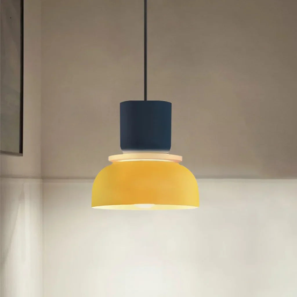 Nordic Colour-Block Pendant Light