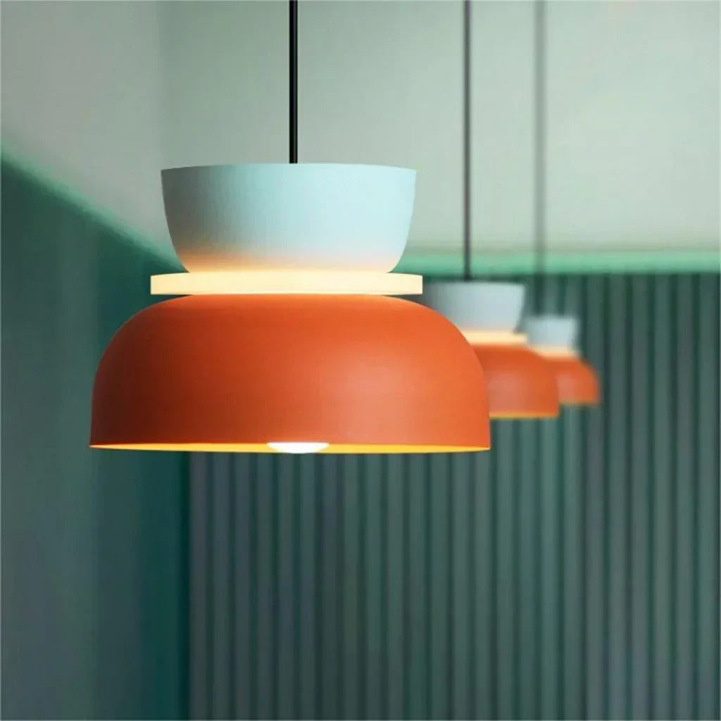 Nordic Colour-Block Pendant Light - view 4