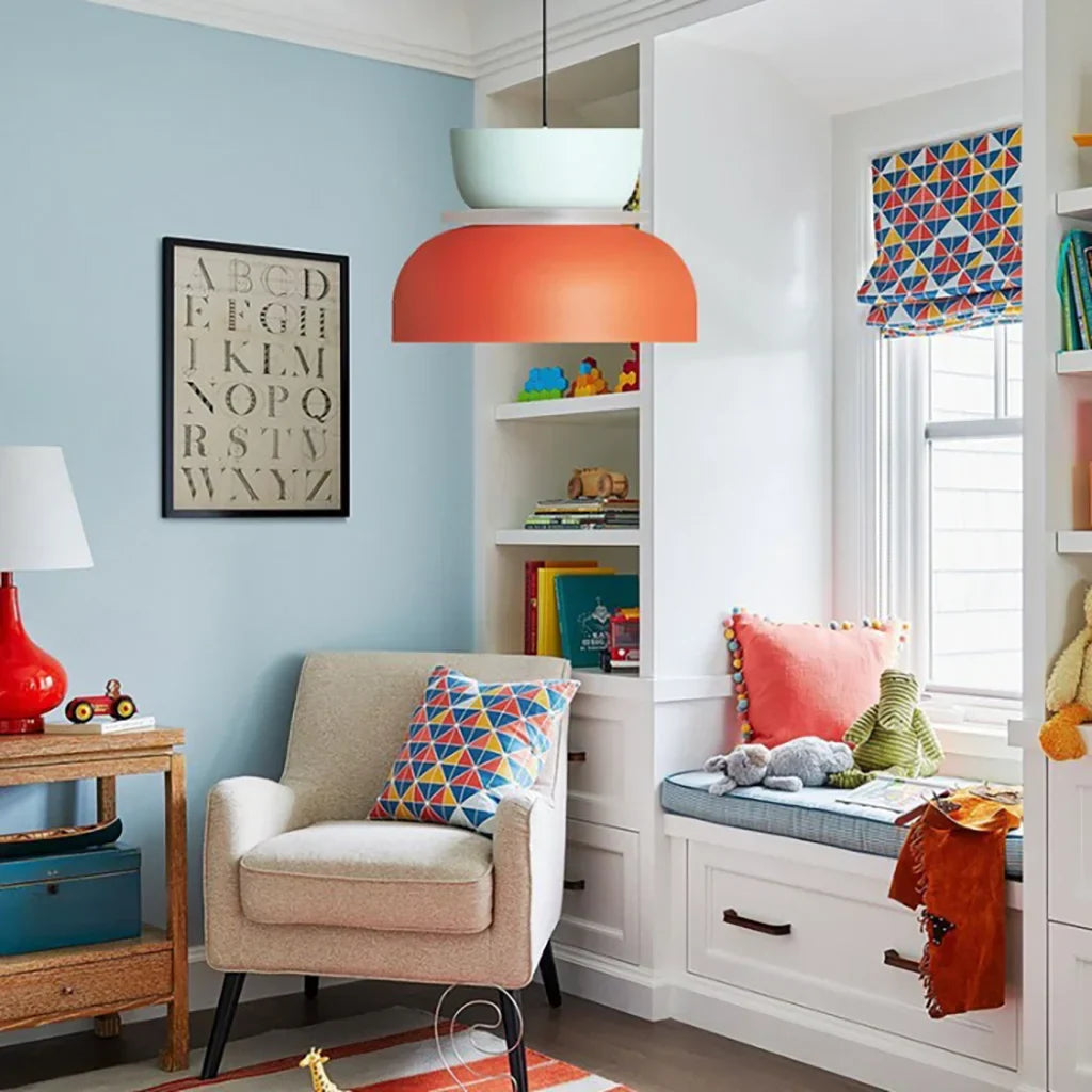 Nordic Colour-Block Pendant Light - view 16