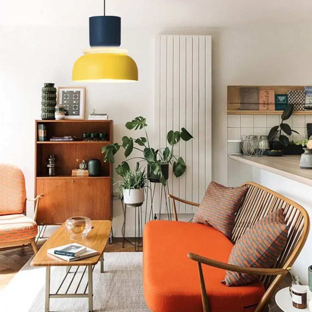 Nordic Colour-Block Pendant Light