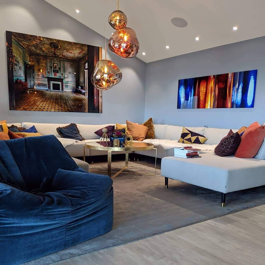 Lava Mirror Ball Pendant Light
