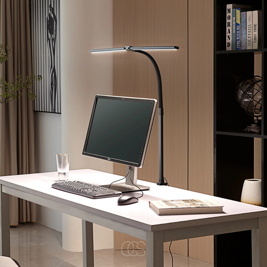 Dimmable LED Gooseneck Clamp Desk Lamp - view 6