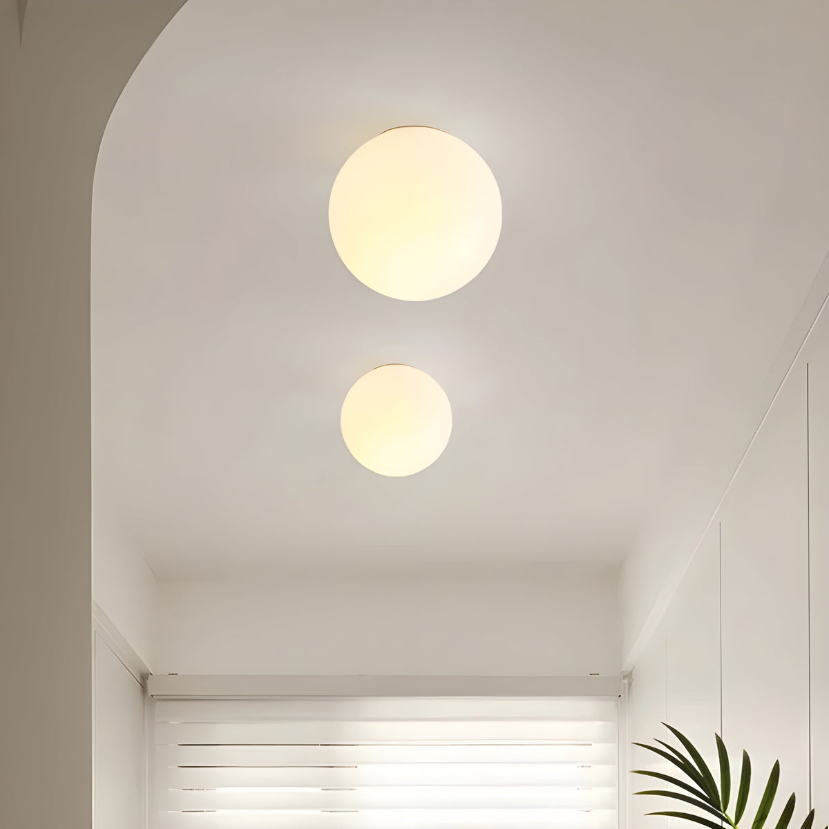 Frosted Glass Globe Wall Light - view 7