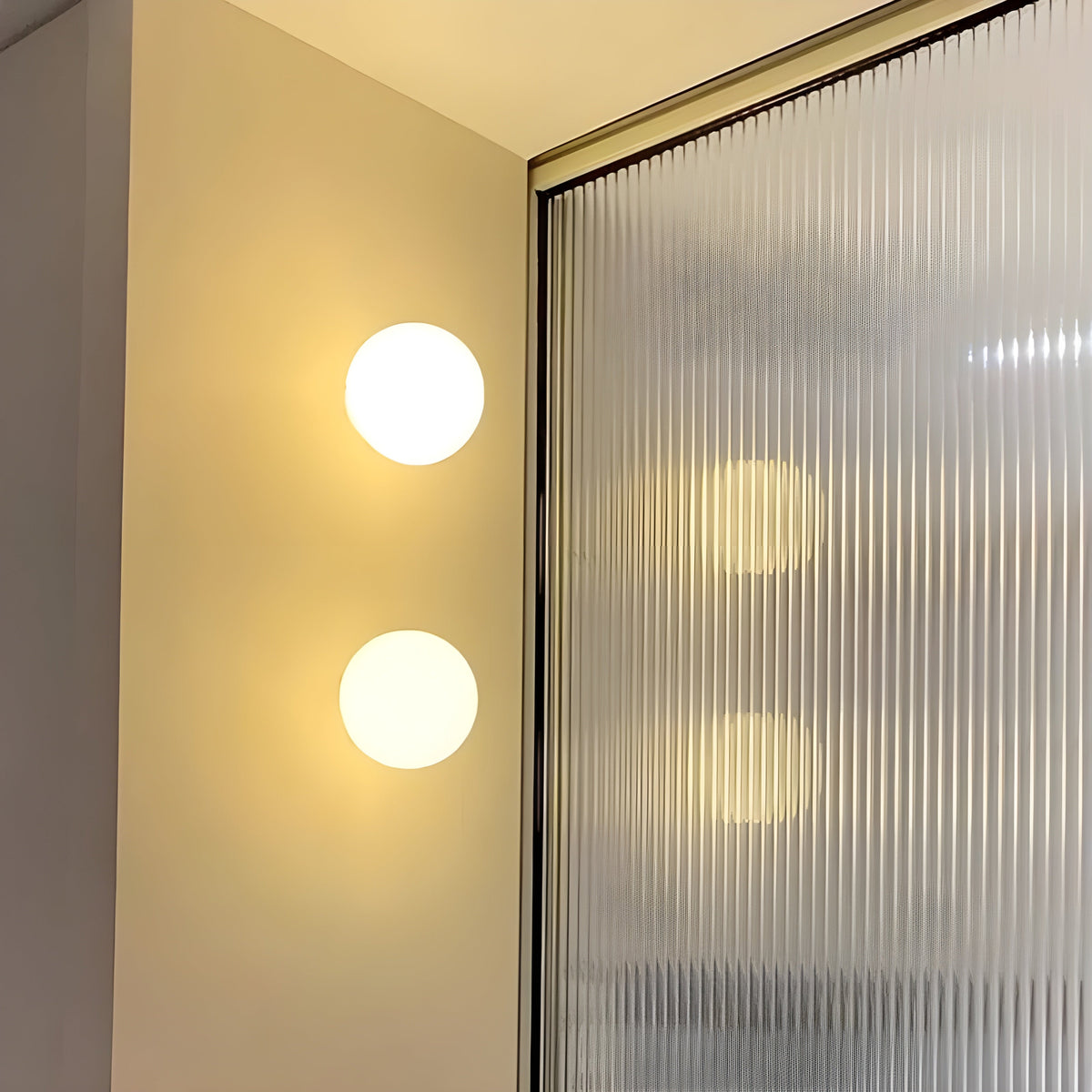 Frosted Glass Globe Wall Light - view 6