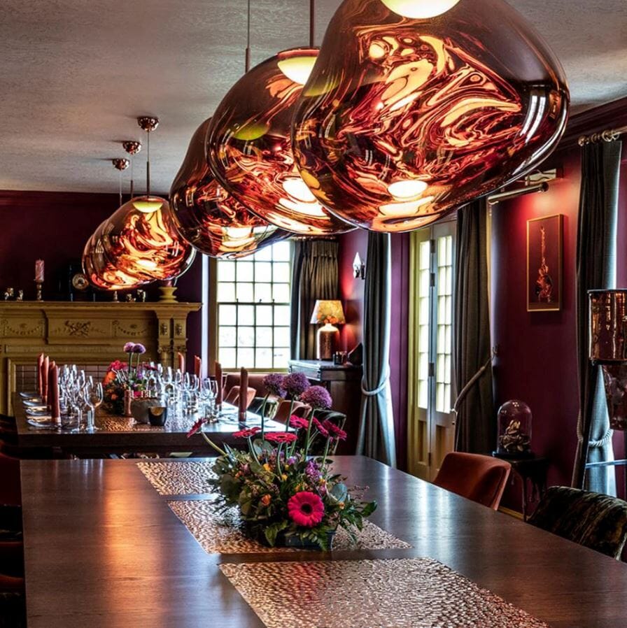 Lava Mirror Ball Pendant Light