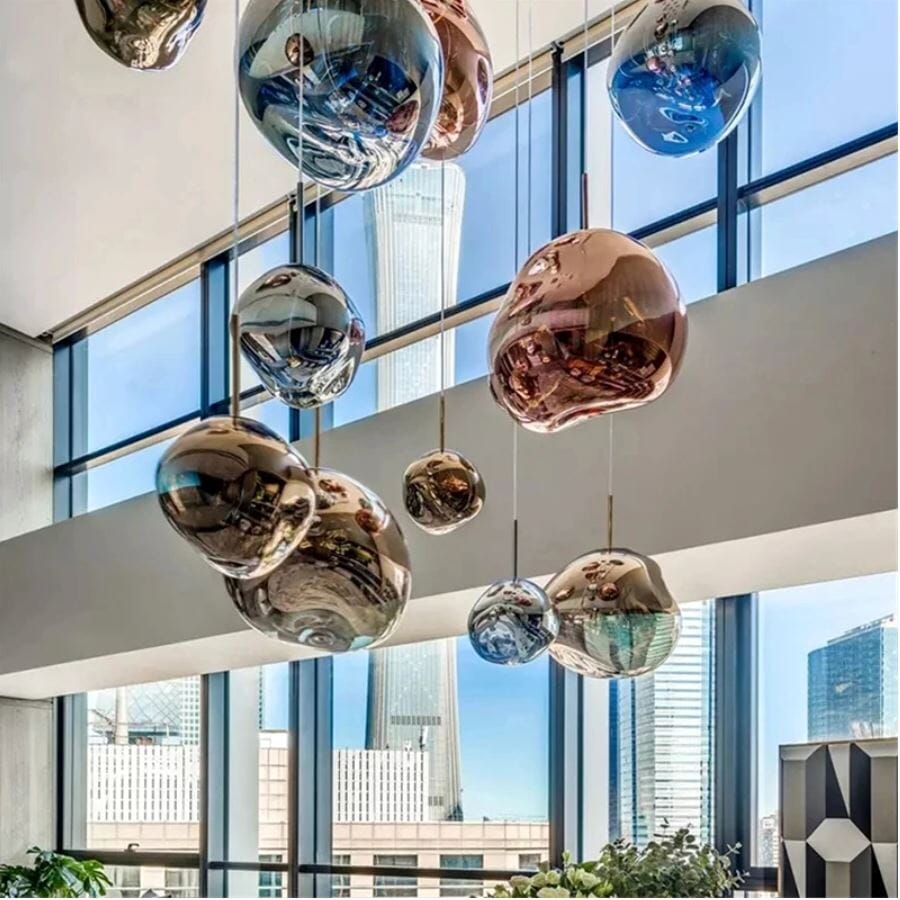 Lava Mirror Ball Pendant Light - view 8
