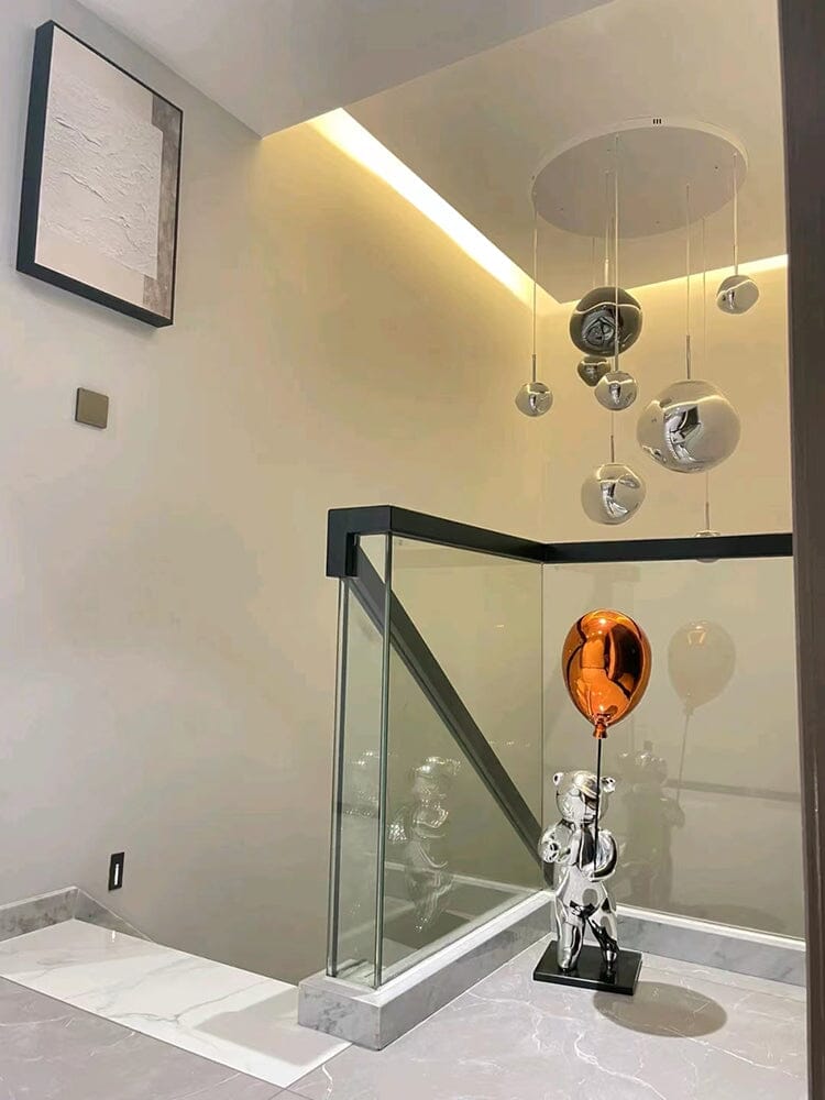 Lava Mirror Ball Pendant Light