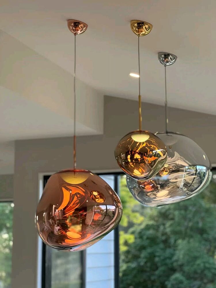 Lava Mirror Ball Pendant Light
