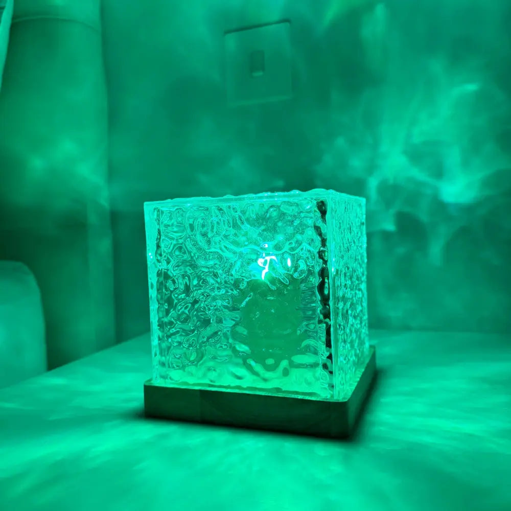Acrylic northern lights cube lamp - view 10