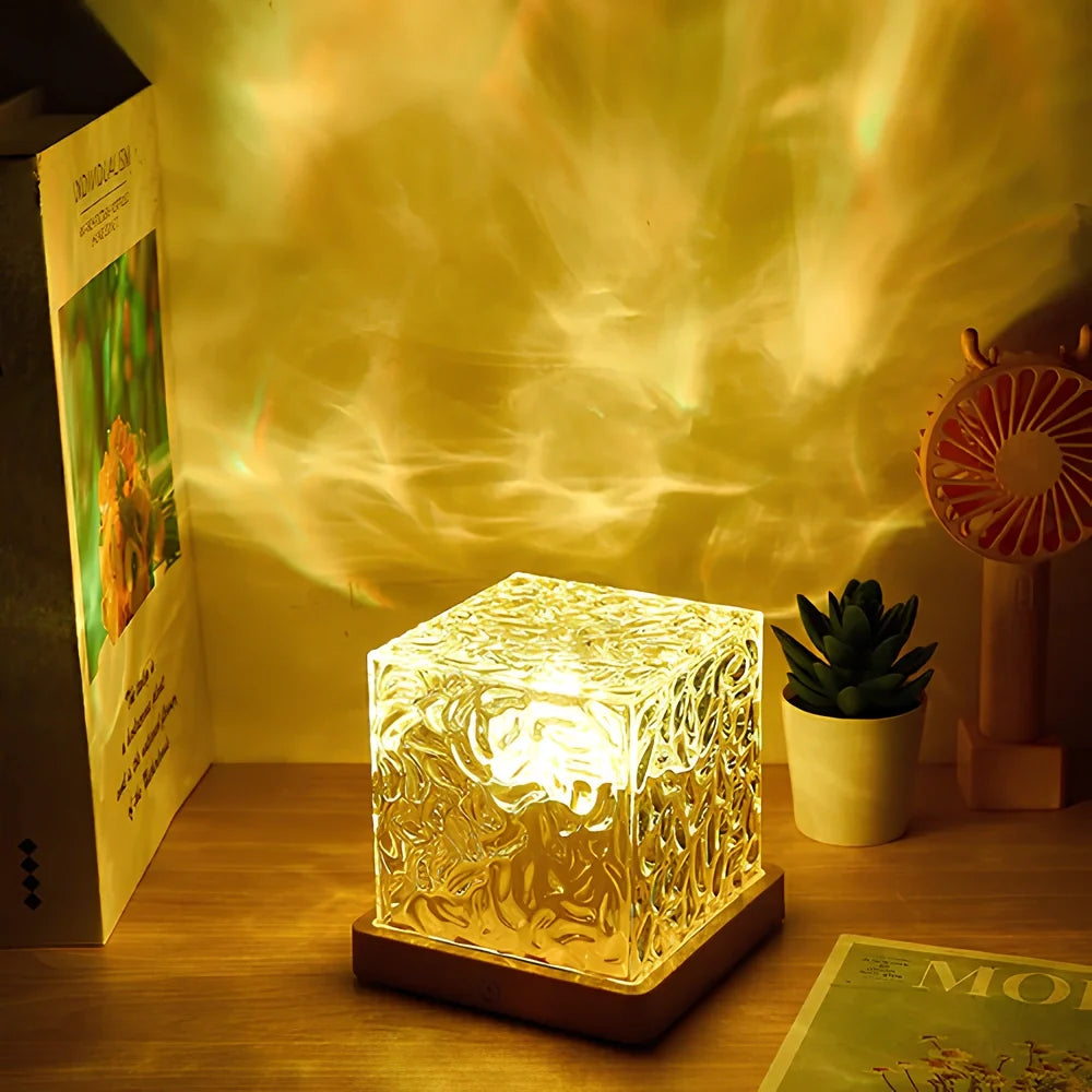 Acrylic northern lights cube lamp - view 11