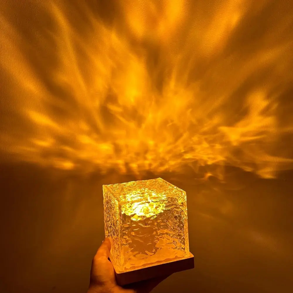 Acrylic northern lights cube lamp - view 9