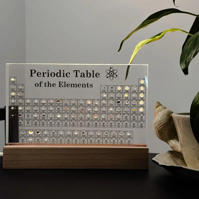 Acrylic periodic table lamp - view 3