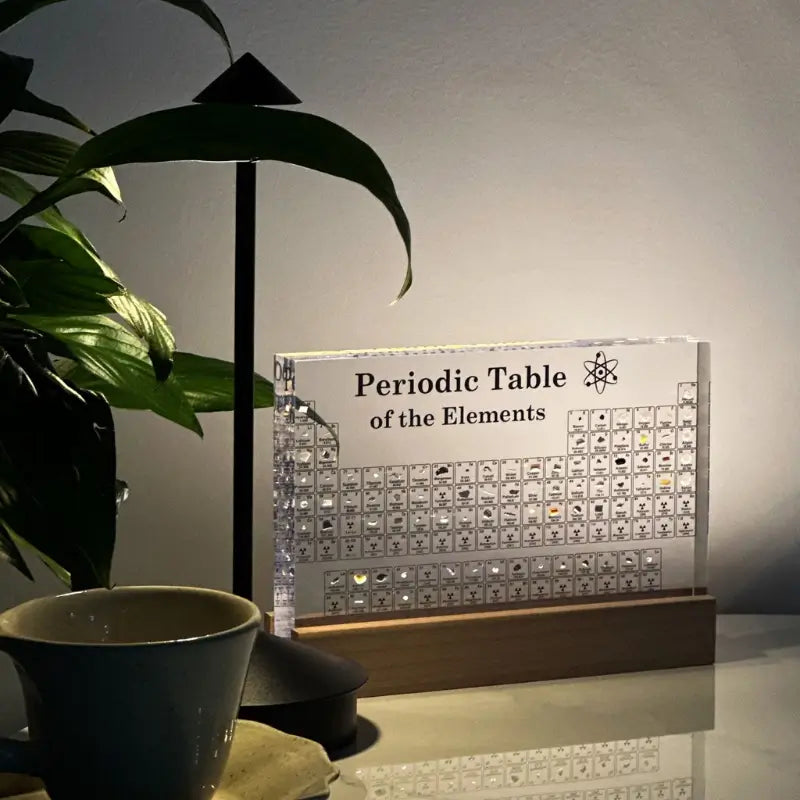 Acrylic periodic table lamp - view 8