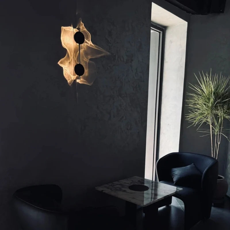 Aluminum Water Ripple Wall Sconce, Rotatable - view 11