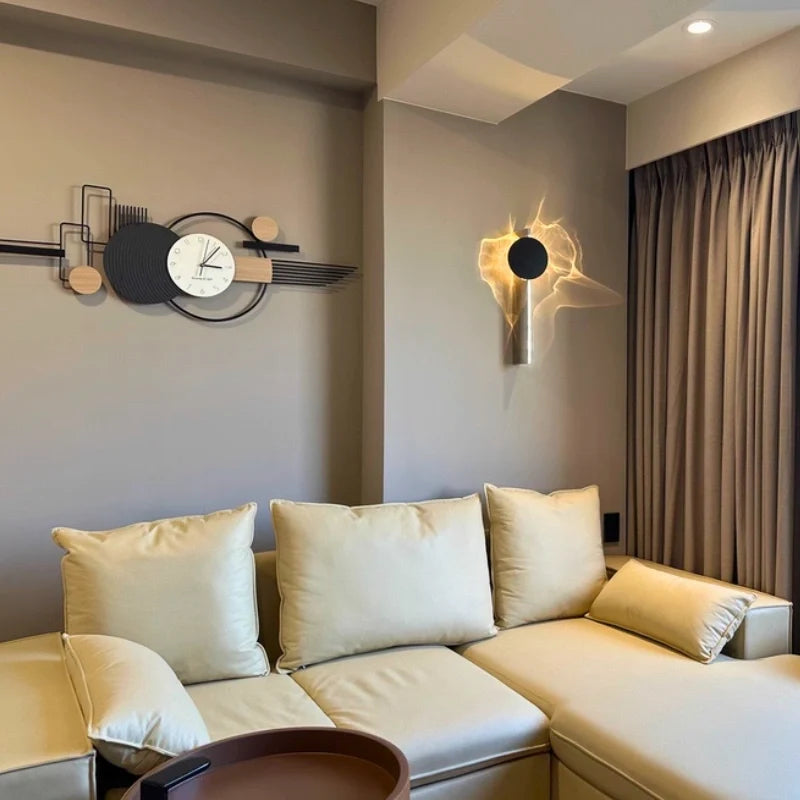 Aluminum Water Ripple Wall Sconce, Rotatable - view 14