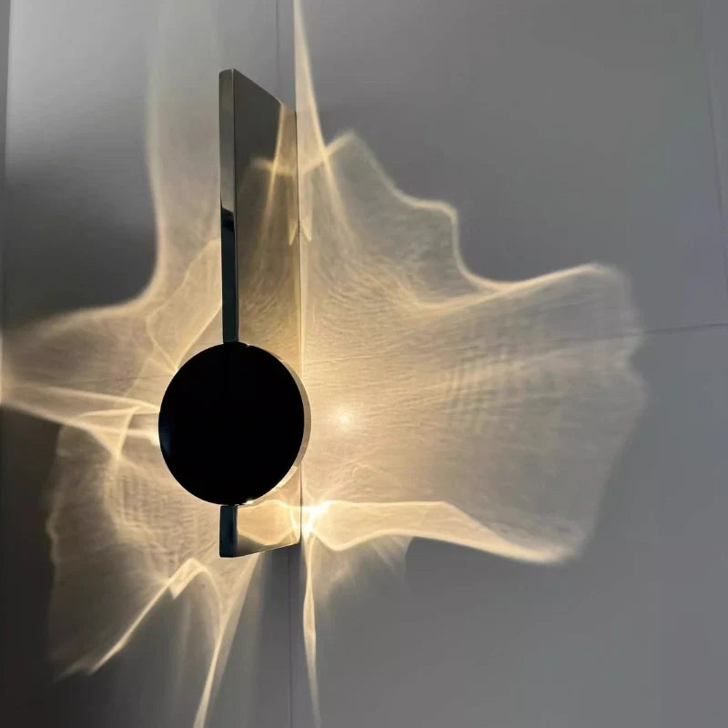 Aluminum Water Ripple Wall Sconce, Rotatable - view 16