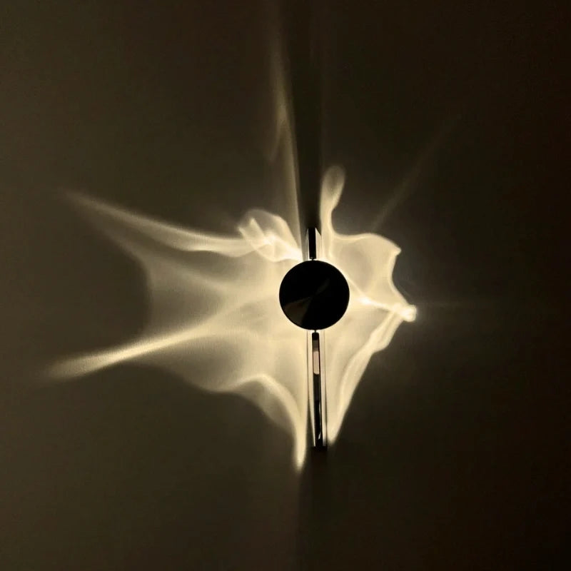 Aluminum Water Ripple Wall Sconce, Rotatable - view 7