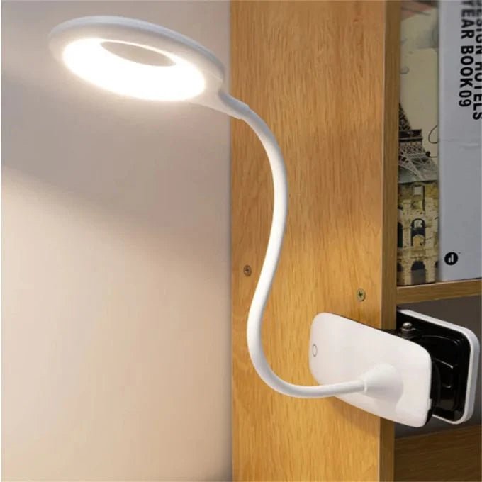 Clip-On USB LED Reading Lamp with Dimmer and Flexible Neck - view 7