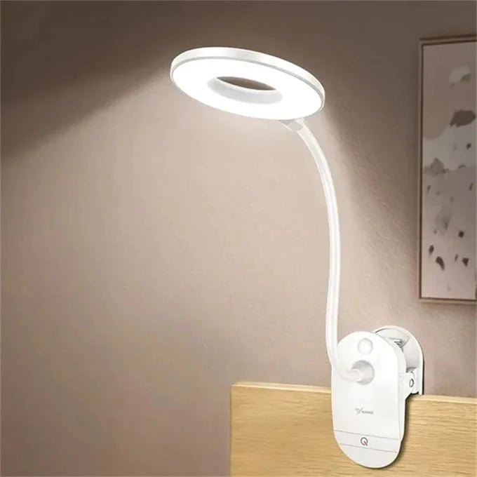 Clip-On USB LED Reading Lamp with Dimmer and Flexible Neck - view 8