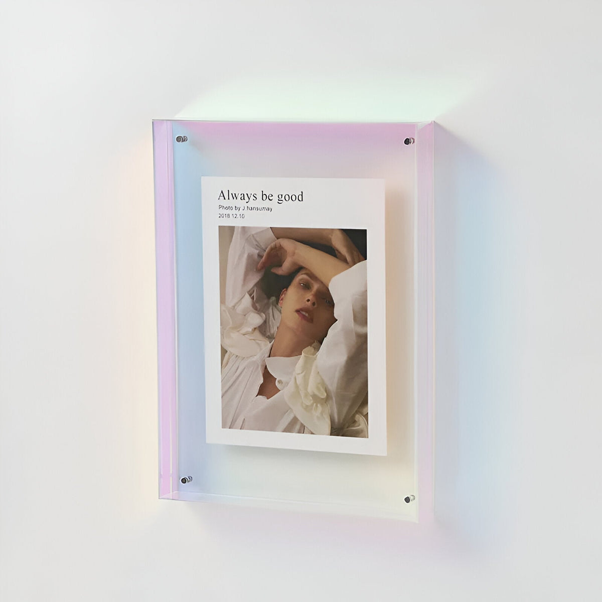 Coloured Clear Acrylic Picture Frame - view 10