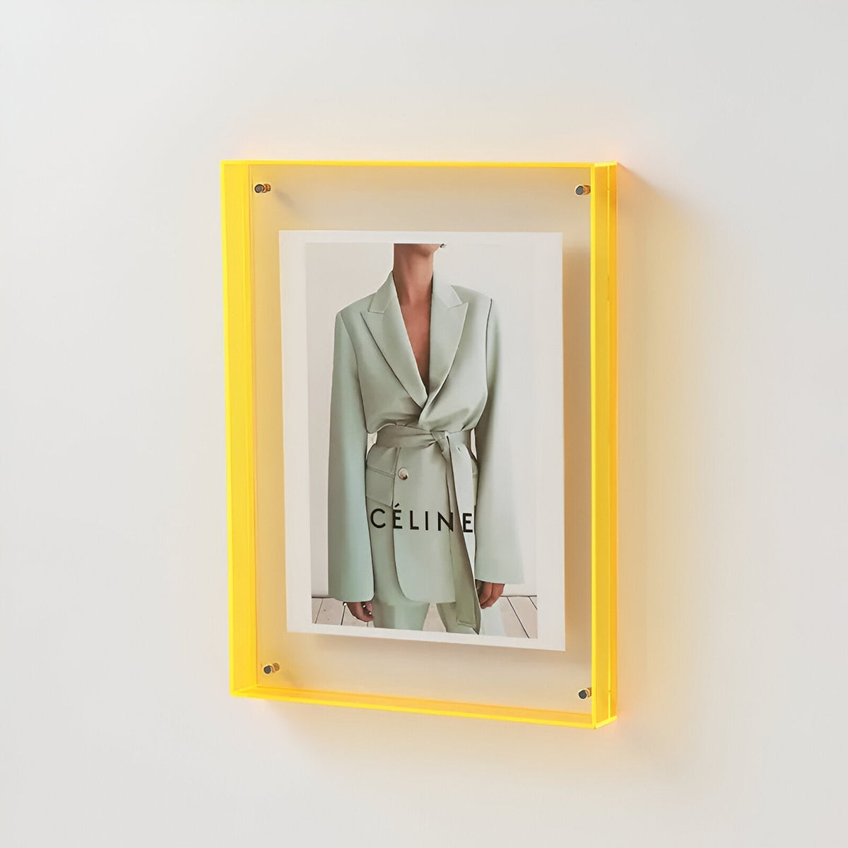 Coloured Clear Acrylic Picture Frame - view 8