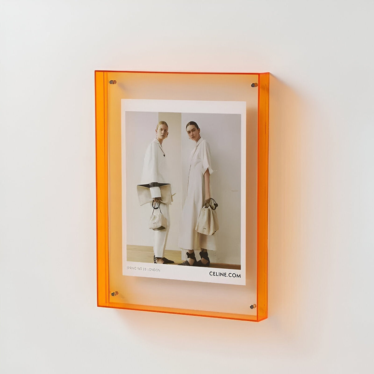 Coloured Clear Acrylic Picture Frame - view 6