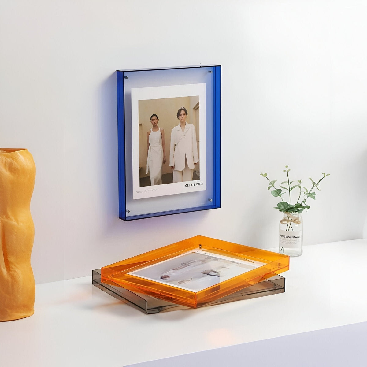Coloured Clear Acrylic Picture Frame - view 4