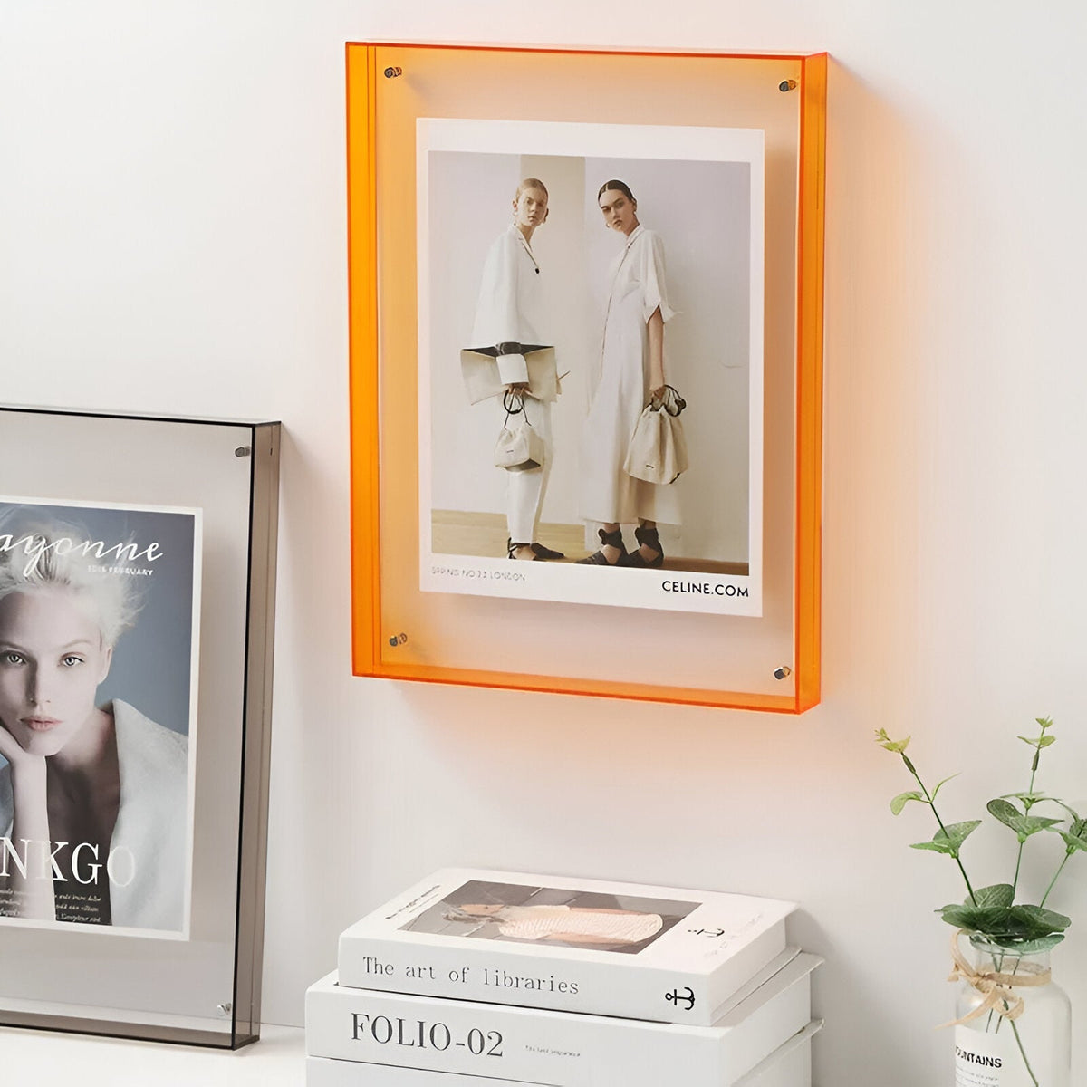 Coloured Clear Acrylic Picture Frame - view 13