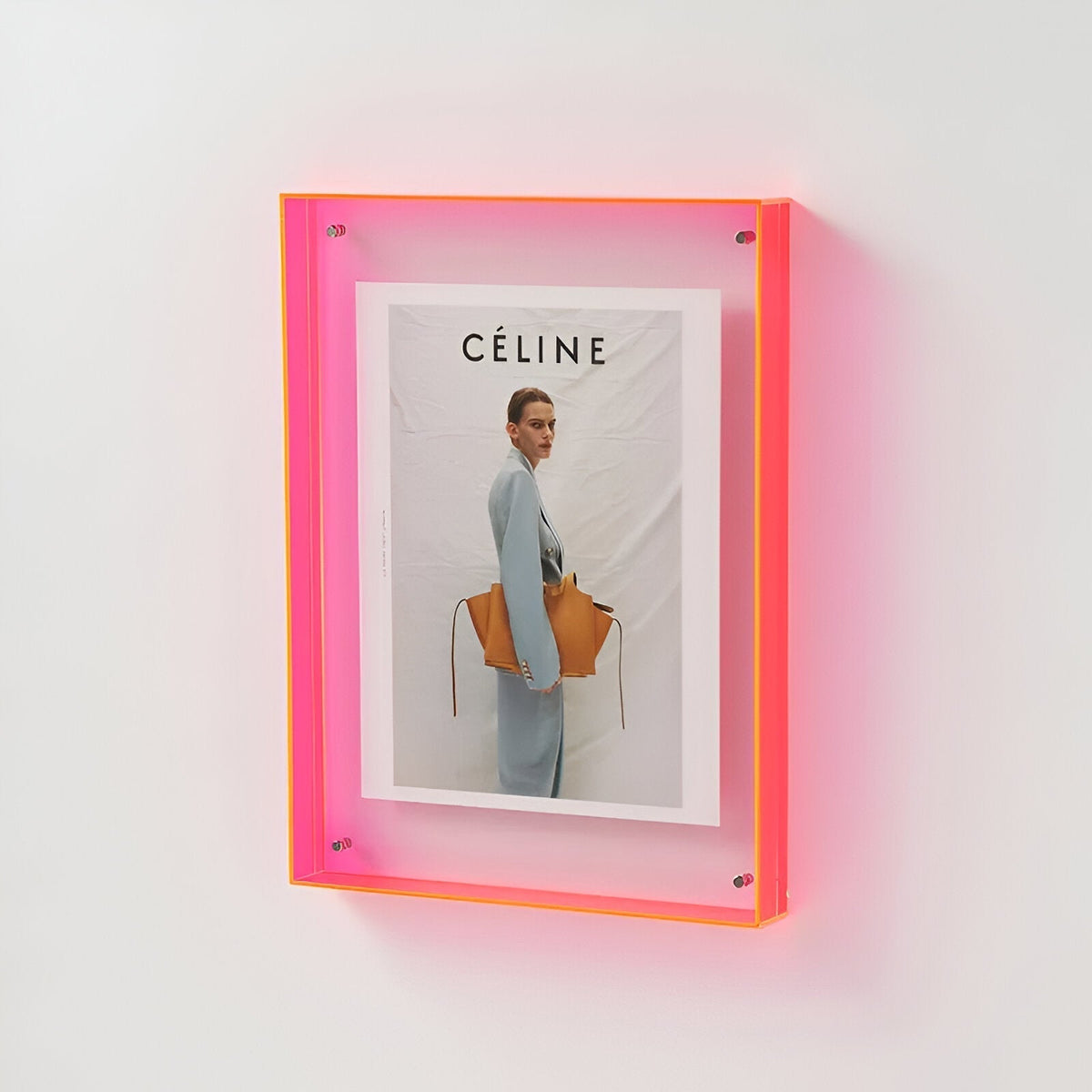 Coloured Clear Acrylic Picture Frame - view 7