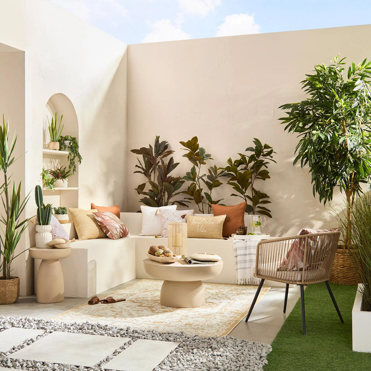 Concrete Effect Indoor Outdoor Coffee Table - view 10