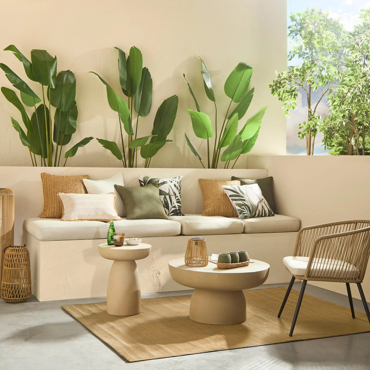 Concrete Effect Indoor Outdoor Coffee Table - view 4