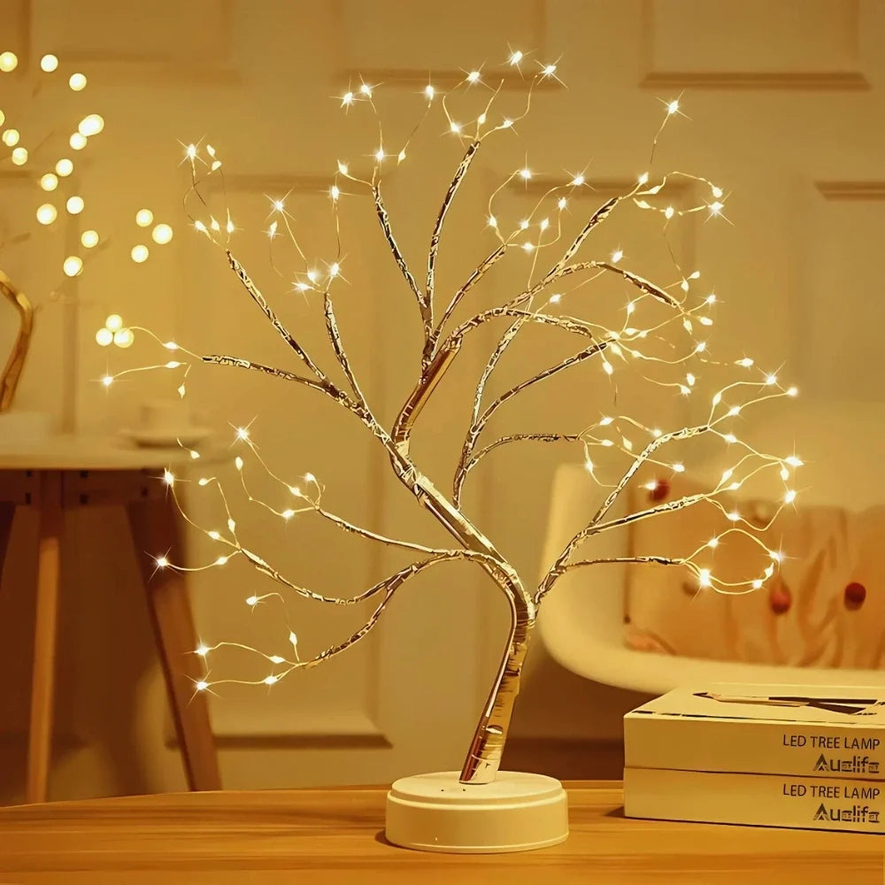 Copper Wire LED Fairy Tree Lamp - view 10