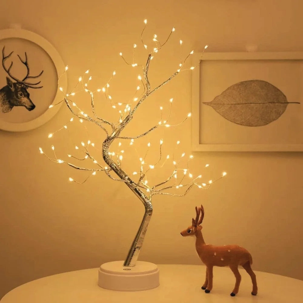 Copper Wire LED Fairy Tree Lamp - view 11