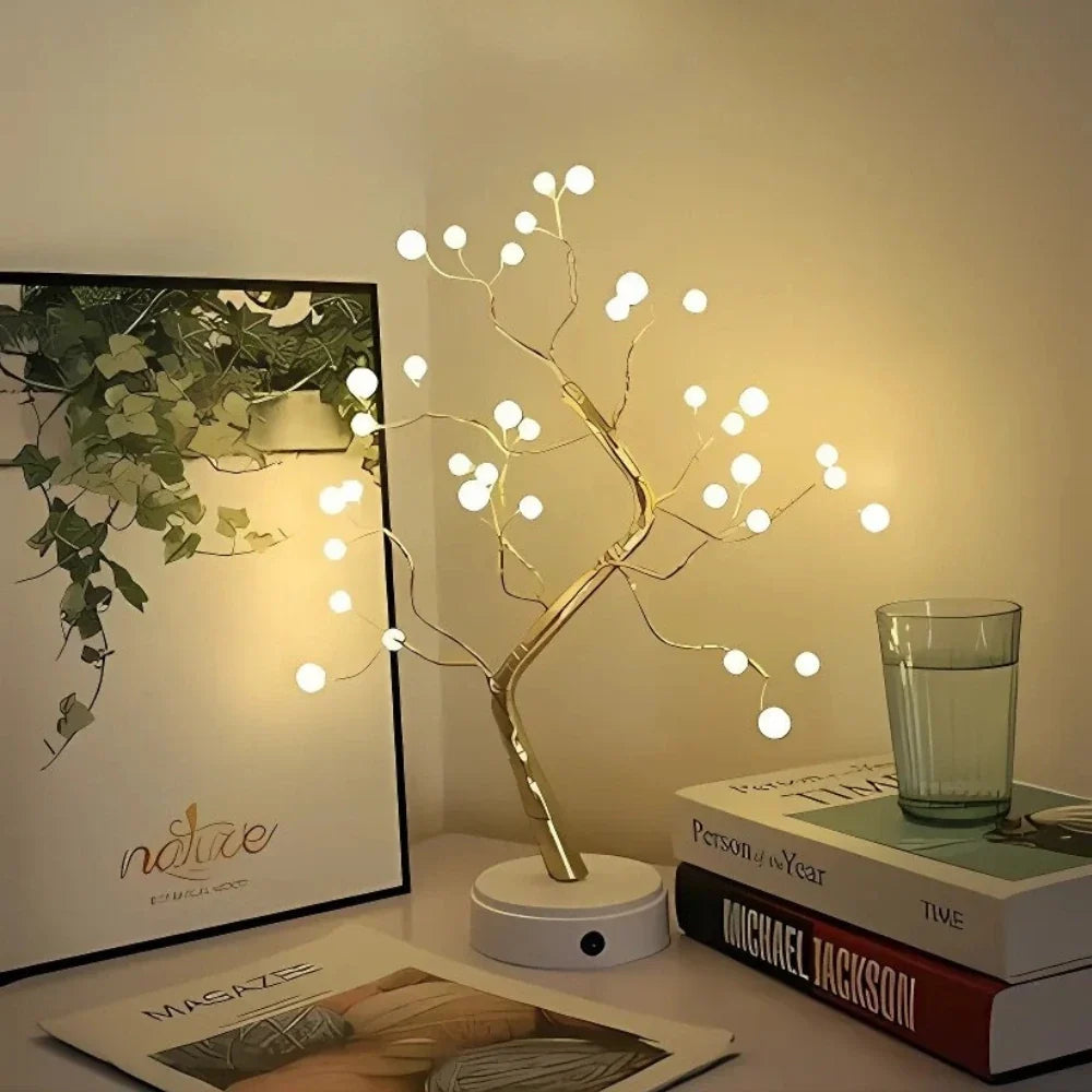 Copper Wire LED Fairy Tree Lamp - view 13