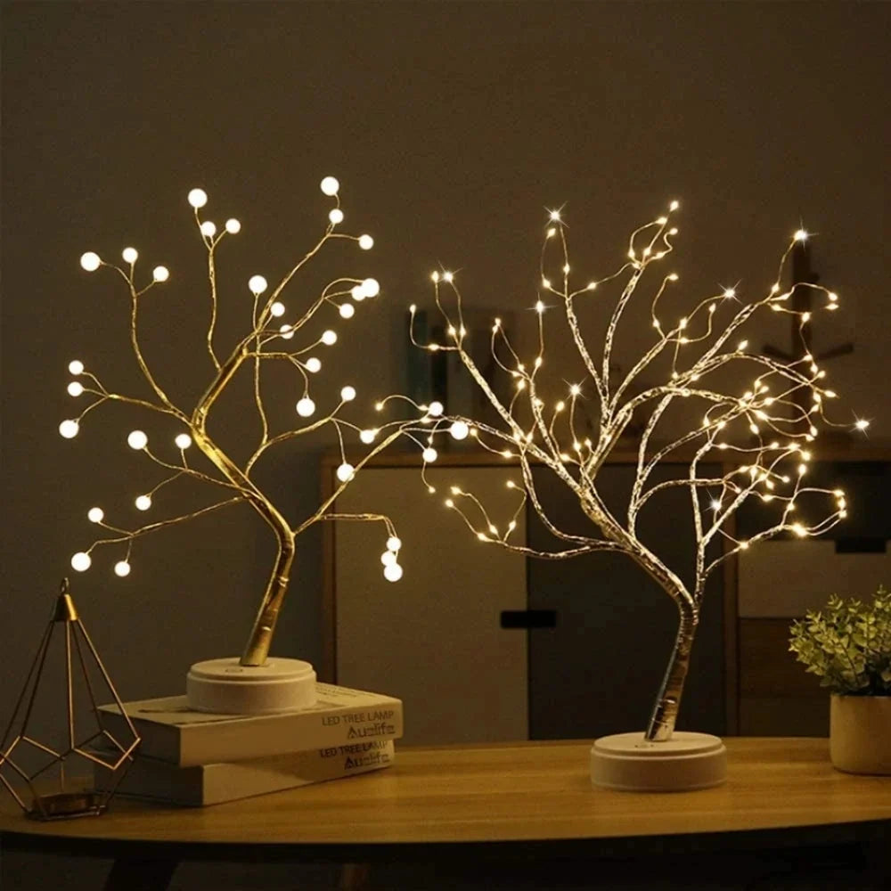 Copper Wire LED Fairy Tree Lamp - view 15